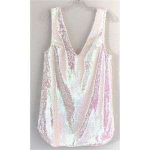 Free People Dresses - INTIMATELY FREE PEOPLE WHITE SEQUIN SLIP DRESS S Free People Dresses - INTIMATELY FREE PEOPLE WHITE SEQUIN SLIP DRESS S
